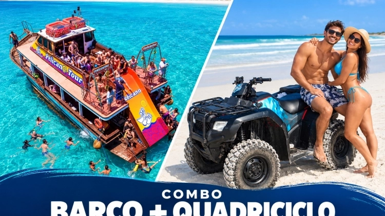 COMBO QUADRICICLO +  PASSEIO DE BARCO CASAL