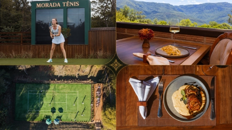 T&ecirc;nis & Almo&ccedil;o na Morada dos Canyons