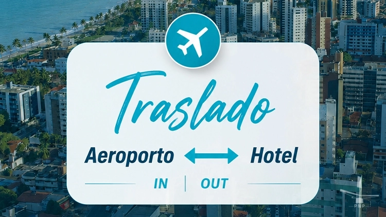 Traslado Privativo Ida e volta Aeroporto REC >> Hot&eacute;is em Jo&atilde;o Pessoa