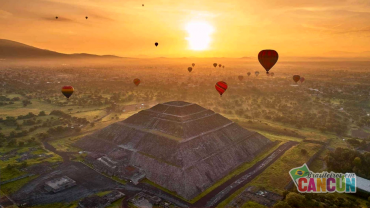 Tour de Balão em Teotihuacán • Privado
