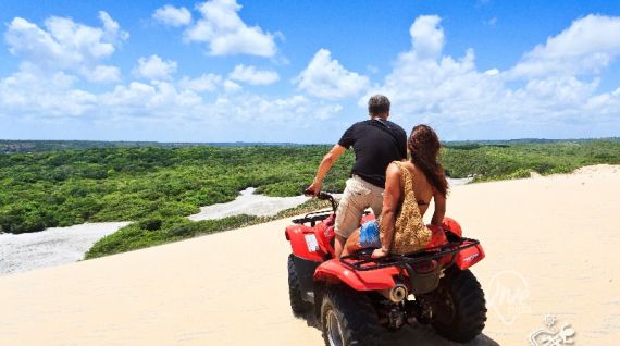 Dia de Aventura Quadriciclo + Arvorismo com Tirolesa