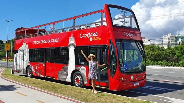 CITY TOUR COM O BUSTOUR - Sa&iacute;da de Guarapari