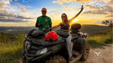 Passeio guiado de Quadriciclo em Pirenópolis - Pôr do sol