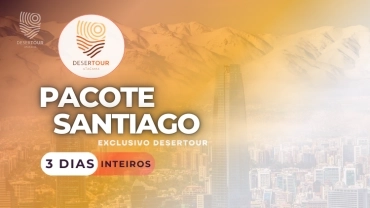 PACOTE SANTIAGO – 3 PASSEIOS IMPERDÍVEIS! OFERTA DE FIM DE ANO