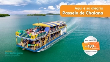 CHALANA - Passeio de Chalana SEM TRANSFER - SINAL DE RESERVA