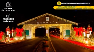 Excursão - Natal Luz em Gramado 