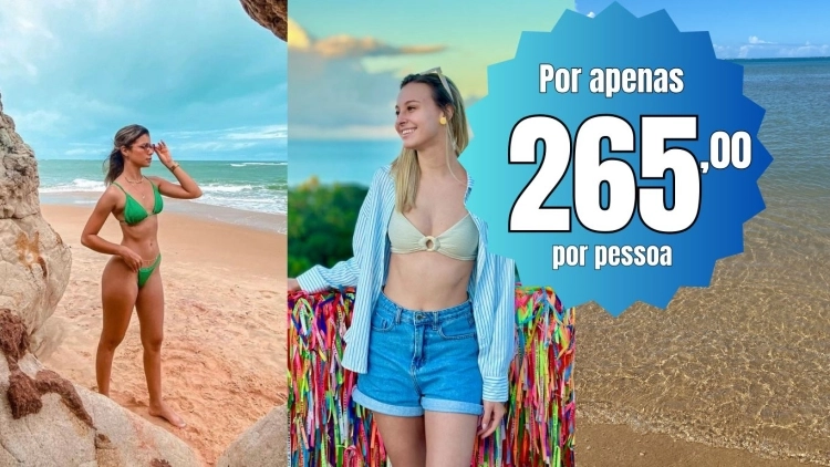 Pacote Plus Porto - 3 Dias: Praia do Espelho, Trancoso, Arraial d'Ajuda