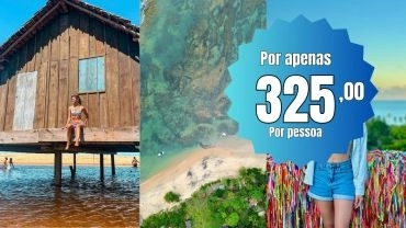 Pacote 03 dias - Praia do Espelho, Trancoso, Arraial d'Ajuda