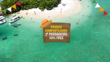 Super Lagoa Azul | Promoção 50% no segundo passageiro