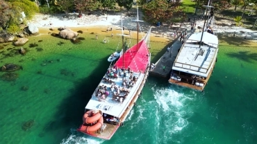 Rio de Janeiro a Angra e Ilha Grande 1 Dia em Escuna com Almoço
