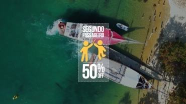Passeio de Escuna em Praias e Aquários Naturais | Promoção 50% no segundo passageiro