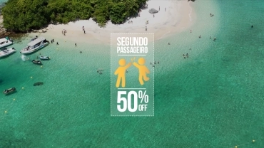 Super Lagoa Azul | Promoção 50% no segundo passageiro