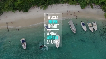 Ilhas Paradisíacas (Vila do Abraão) | Passeio de Lancha em Angra dos Reis