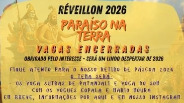 R&eacute;veillon 2026 - A Psicologia Perene no Bhagavad Gita (parcele em at&eacute; 3x esta incr&iacute;vel viv&ecirc;ncia)