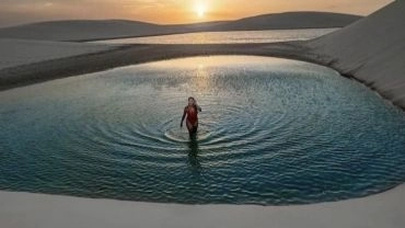 LAGOA AZUL - Parque Nacional Lençois Maranhenses 