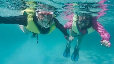 Mergulho com snorkel 