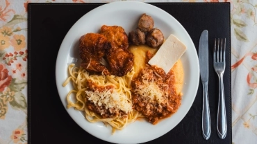 Almoço Tradicional Típico Italiano - menu básico