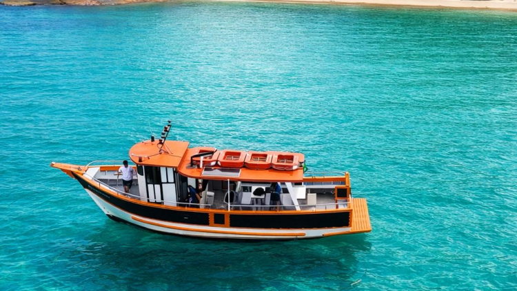 Passeio de barco - Ilha do Campeche + Lagoa da Concei&ccedil;&atilde;o