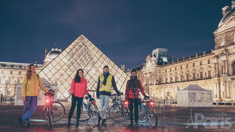 Passeio Meia Noite Em Paris By Bike Reserve J Meia Noite Em Paris Passeios Em Paris Para