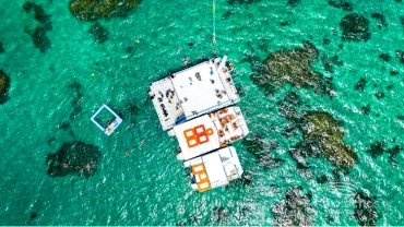Catamarã + Mergulho Livre + Transfer Maracajaú